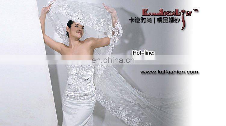 EB718 Exotic Crystal bodice delicate beading Wedding dress two pieces fluffy bridesmaid dress