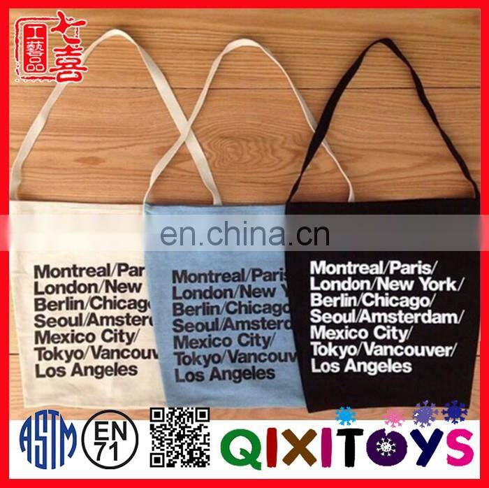 new design cotton canvas ladies' handbag at low price