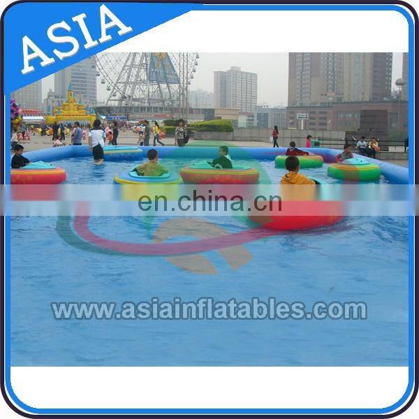 Inflatable bumper boat, kids electric boat for pool game rental