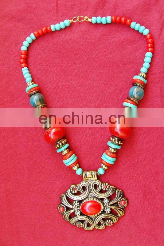 Hot Women Multilayer beads Fashion Resin Necklace