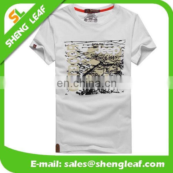 2016 popular design of custom printed t-shirt