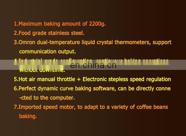 good quality coffee beans roasting baking machine for coffee shop with low price for sale