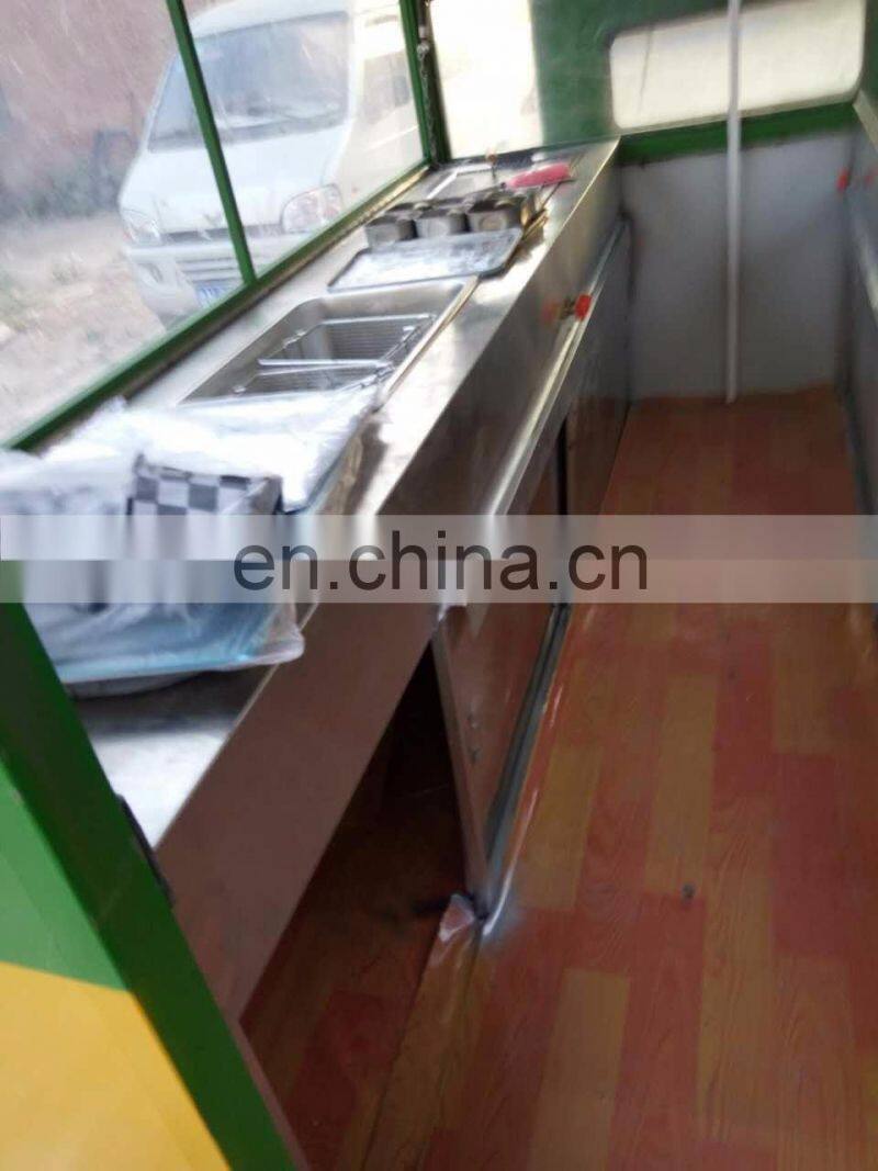 New design mobile snack food cart trucks/trailer/trolley for sale