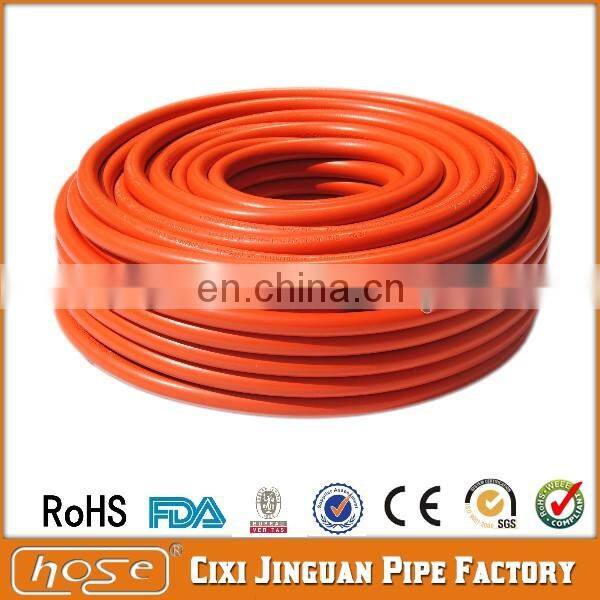 Orange Color Flexible Fuel PVC Hose Gas Pipe Manufacturers Mangueira De GAS