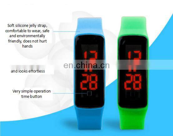 New Silicone Watchband Women Men LED Digital Screen Watch Dress Sports Watches Fashion Outdoor Wristwatches