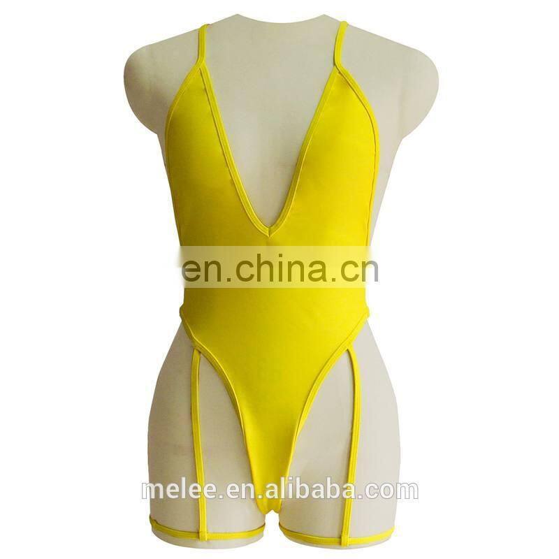 RST Neon Thong bikini custom logo bikinis 2020 women swimwear beachwear buckle swimwear