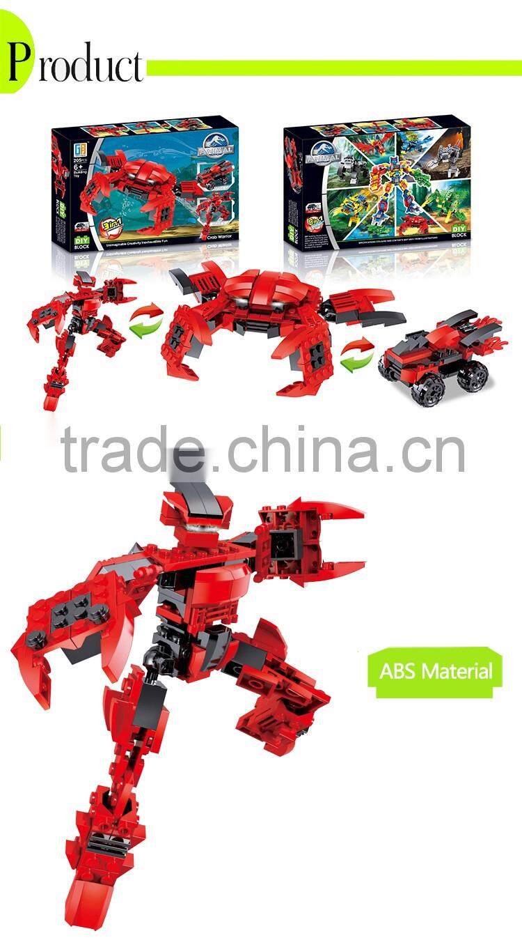 JSTOYS 2016 new type building block series robot for promotion
