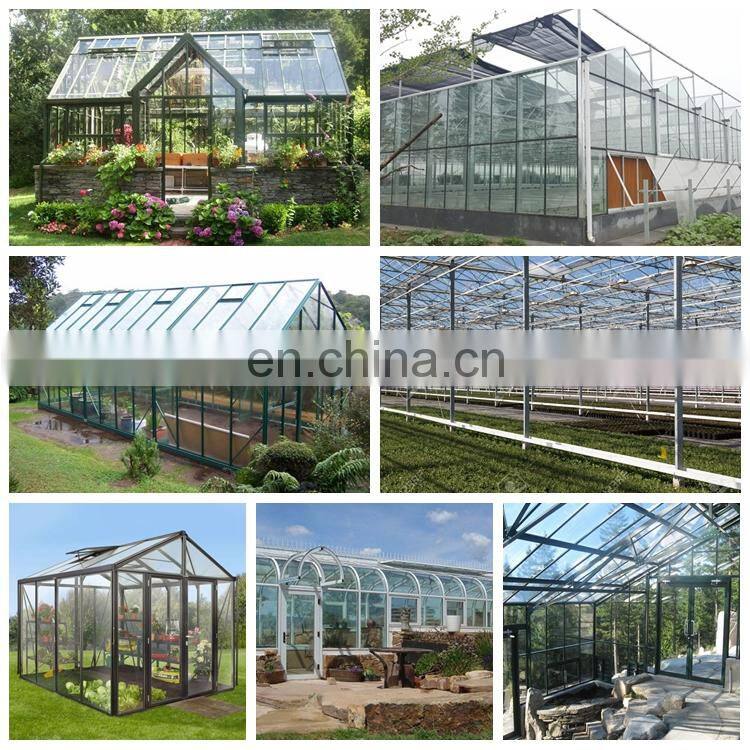 Excellent good price greenhouse tempered toughened hardened safety glass sunroom invernadero de vidrio templado