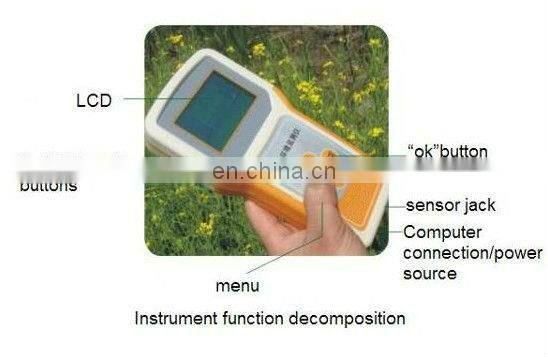 Real-time display agriculture weather measuring instruments with reliable quality