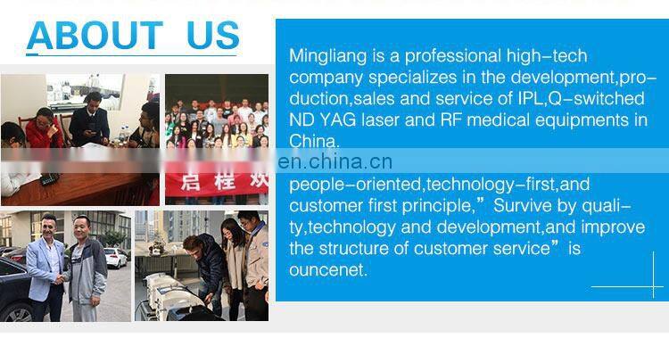 stationary two handle diode laser hair removal machine / ice soprano