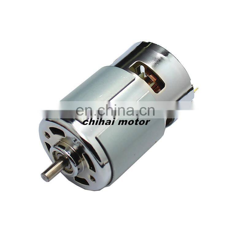 chihai CHR-S775 DC24V 8300RPM Permanent magnet Large Torque dc carbon brush motor