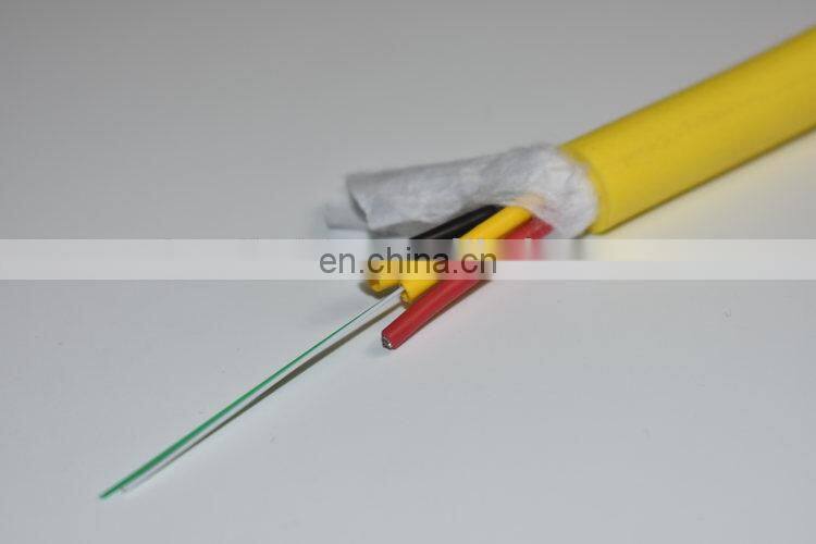 ROV composite cable neutrally buoyant tether cable with SM optic fiber
