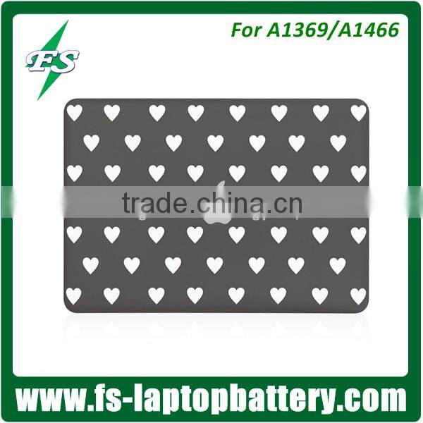 3D print Rubberized hard shell plastic cover case for Macbook AIR/PRO 13" transparant Matte hard shell cover for Macbook case