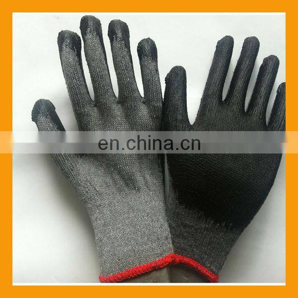 10 Gauge Grey Safety Construction Gloves Latex Gloves Latex Coated Gloves