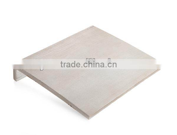 White wash finishing wood shelf talker / data strip / shelf strip