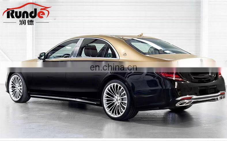 RUNDE MABAH Style Auto Car Full Bodykits Upgrad Facelift for 2014-2020 Mercedes S-Class W222