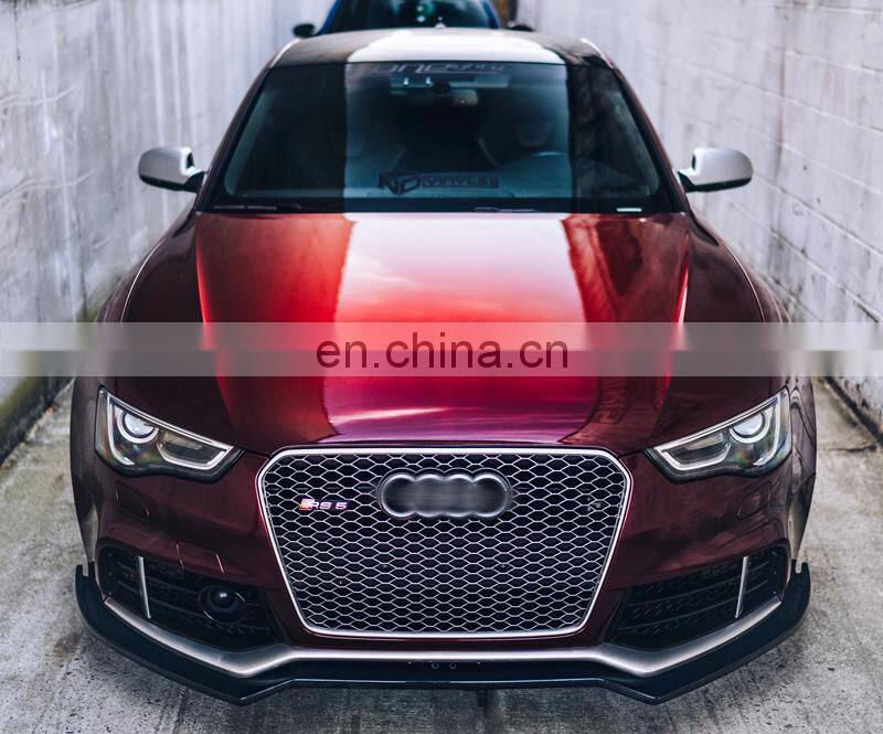 Runde Original Car Carbon Fiber Material Body Parts Front Rear Lip Side Skirt For 2012-2016 Audi RS5 Body Kit