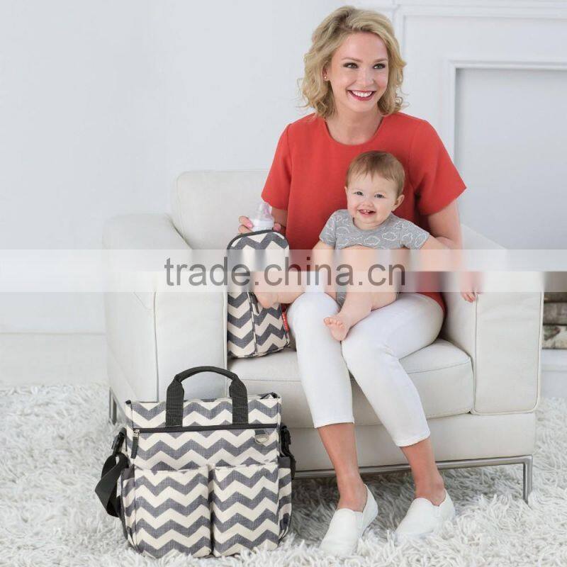 Popular Diaper Bag Stroller Organizer Baby Bag Chevron