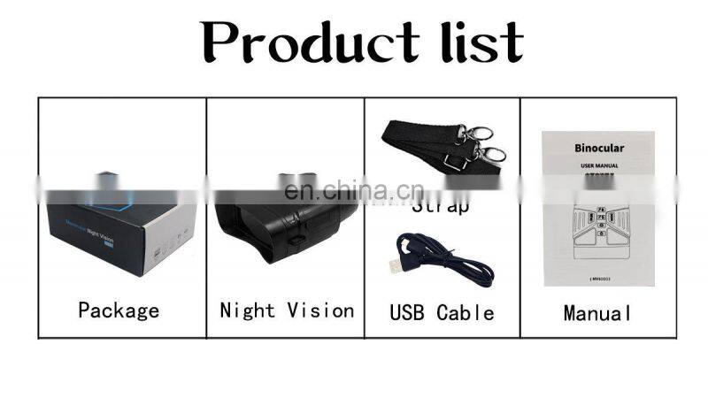 New 4K Night Vision Binoculars Infrared digital hunting Night Vision scope NV4000 with built in battery