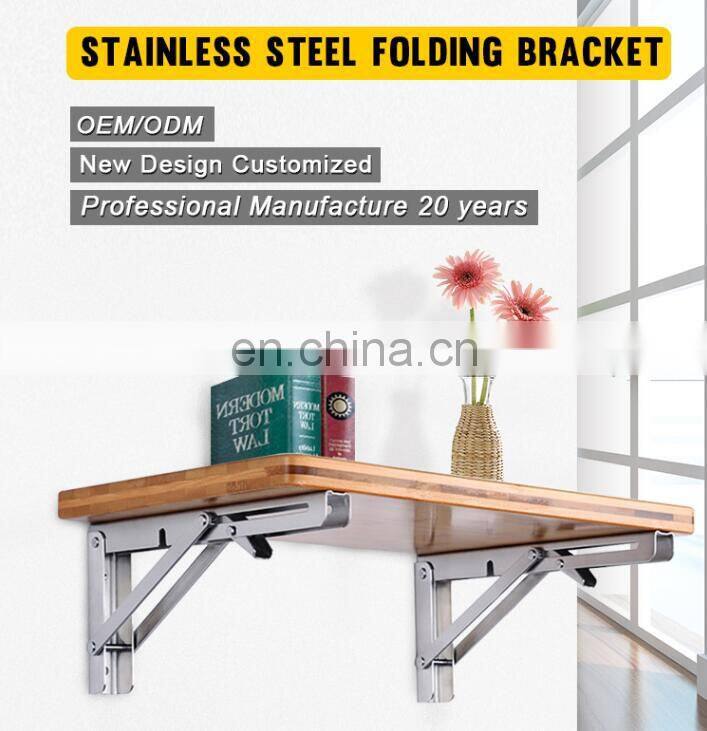 90 Degree Metal Wall Floating Adjustable Steel Shelf Bracket For Furniture