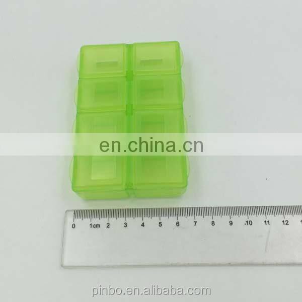 Custom Logo Plastic 8 compartments pillbox