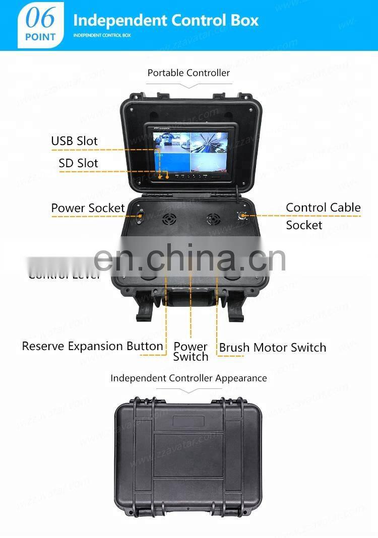 Hot selling PCS-350III piping cleaning robot hvac ductwork cleaner equipment duct cleaning machine with low noise