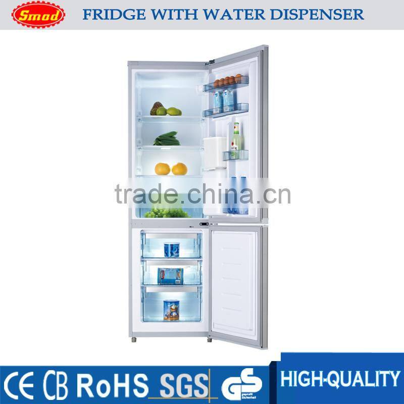 upright two door refrigerator with water dispenser fridge supplier