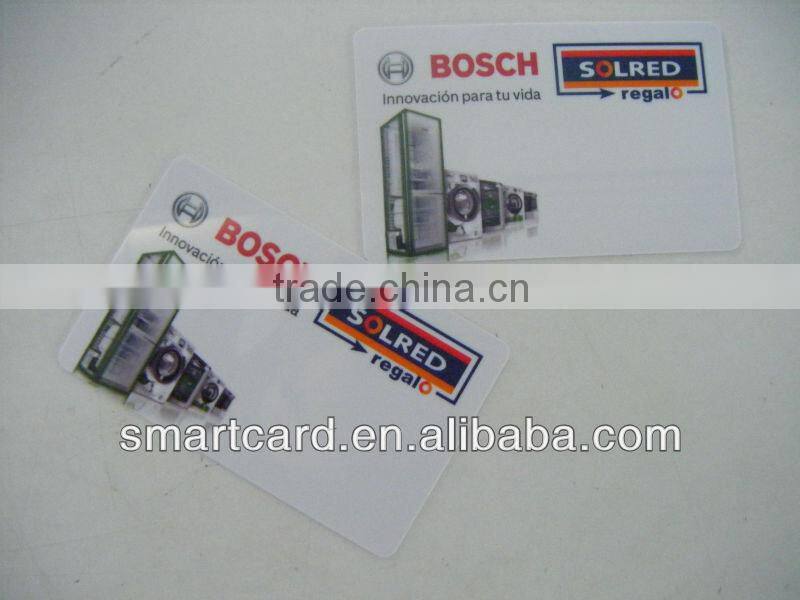 high quality transparent business card