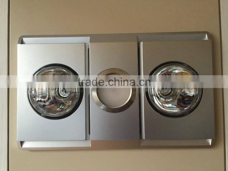Electric Bathroom Heater 2-heat fan light 3 in 1