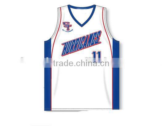 Sublimated breathable cheap reversible basketball uniforms