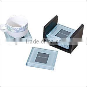 Promotional eco-friendly hot-selling blank glass coaster