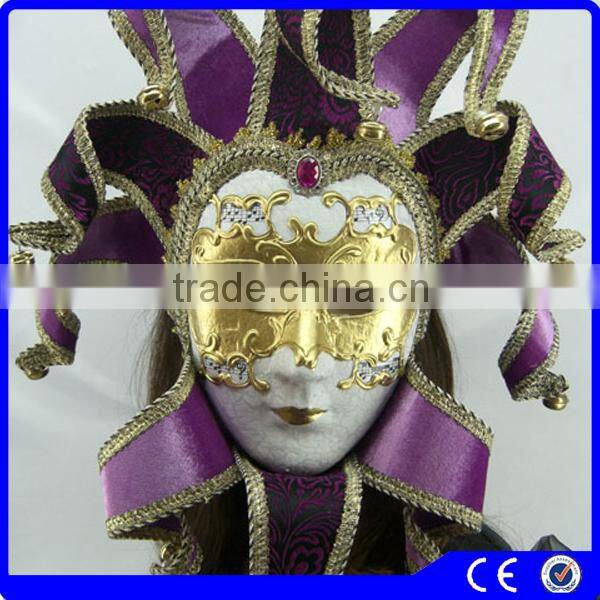 2015 hot sale full face hot handmade environmentally Venetian masks
