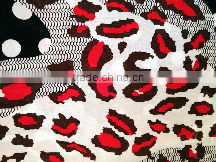 spun rayon fabric printed for china textile