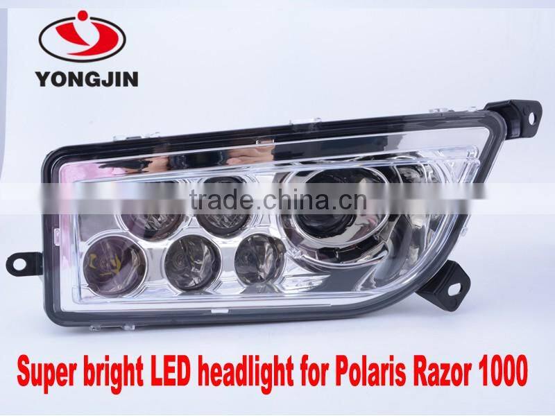 High Intensity Spot LED Headlight Fit For Polaris RZR XP1K RZR 1000 RZR900