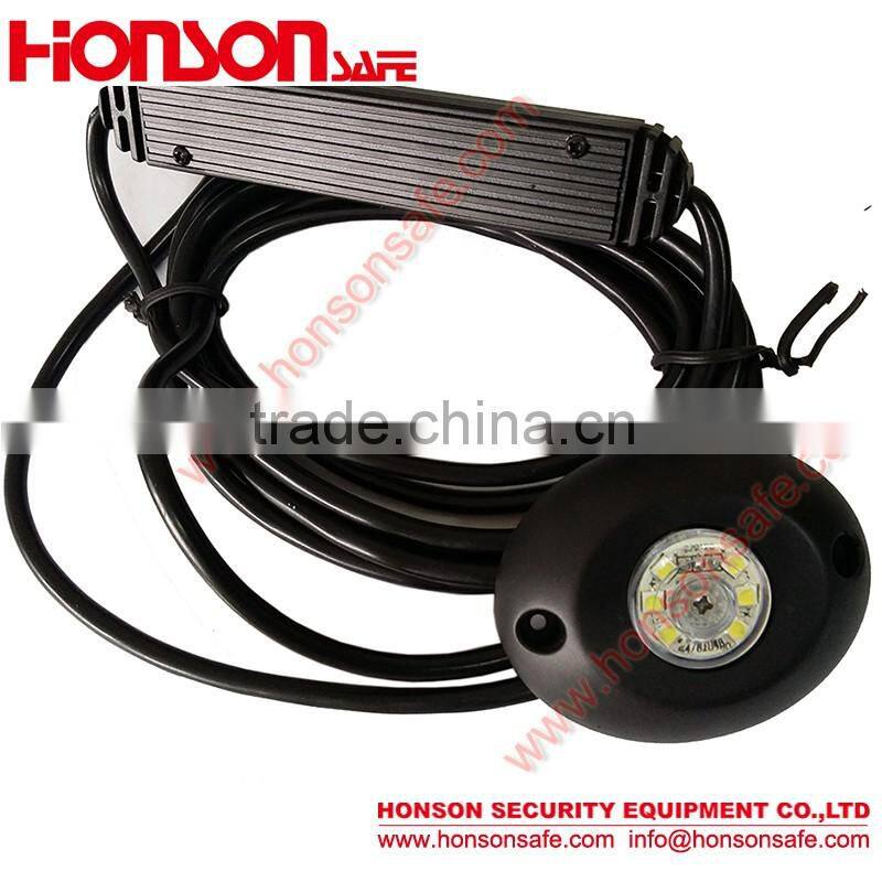 DC12V(DC24V) LED hide a way dual color strobe LED light for Police Vehicle HA-61B