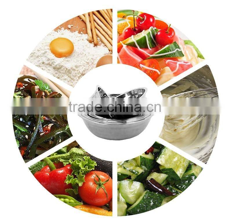 non magnetic deep soup bowl/ stainless steel kids bowl/ salad bowls