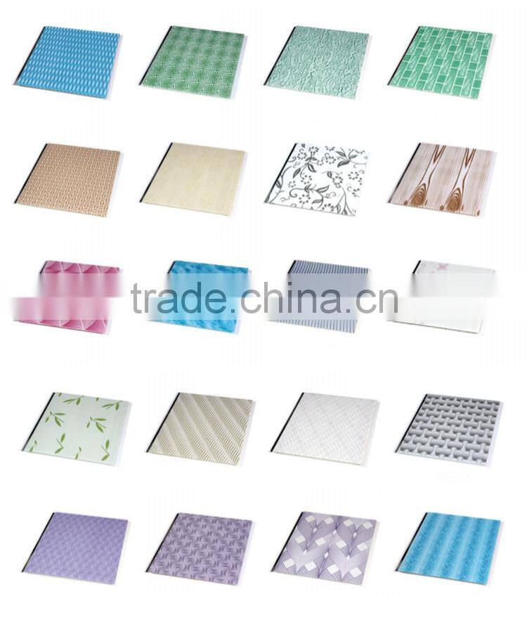 home decorative material pvc design ceiling tile and wall panel from china manufacuturer