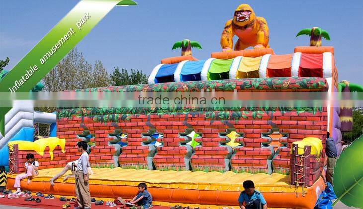 Castle inflatable amusement park for sale ,inflatable fun city for kids ,amusement park