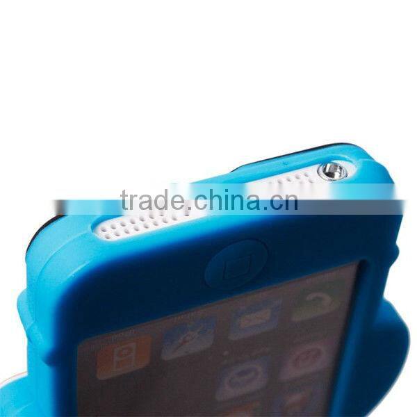 Hot Selling Soft 3d Silicone Case for IPhone 5s with Father Chirstmas