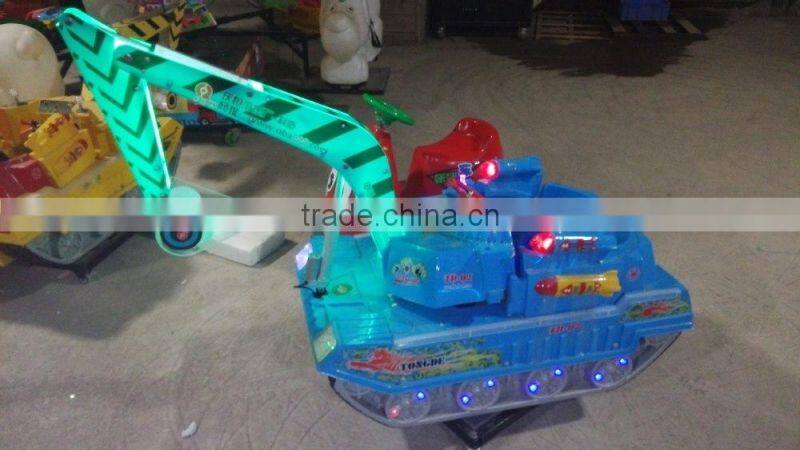 QH-E007 new product amusement rides kids excavator toy for sale