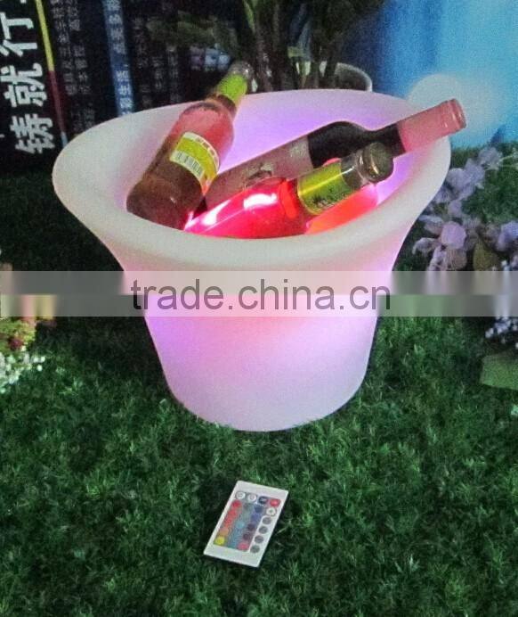 Bar Ice bucket with LED lights remote control YXF-3727K
