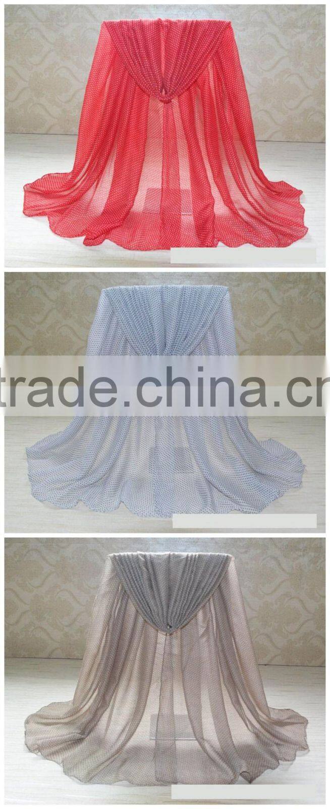 Wholesale Large Size Polka Dot Printed Charm Women Fashion Scarf