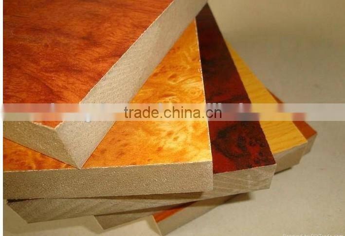 White Laminated Melamine Coated MDF Boards For Different Furniture Usages