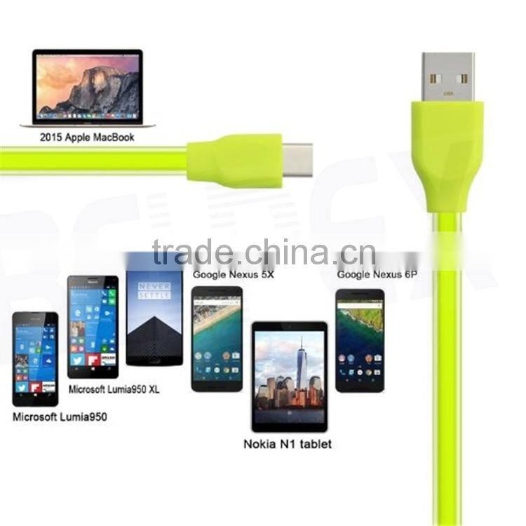 Flex 3.1 Type C USB Connector Cable for Macbook NOKIA N1 Letv Phone