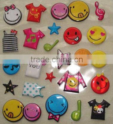 eco-friendly flower finger nail stickers