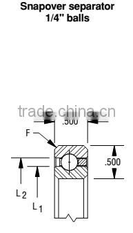KD040CP0 Reail-silm Thin-section bearings (4x5x0.78 in) Import replace