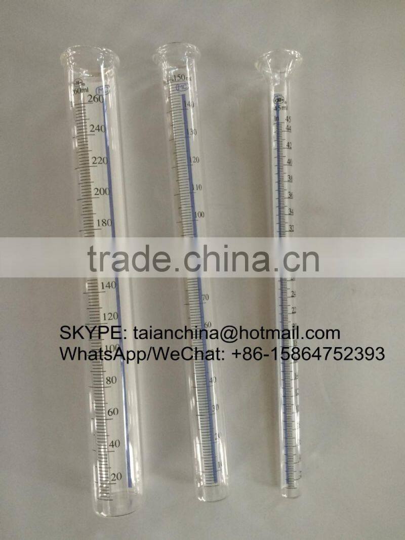 Glass tube--45ML/150ML/260ML(graduate) for test bench