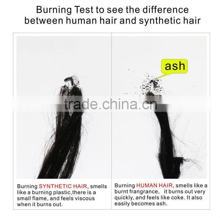 Wholesale Top quality 100% virgin human hair clip in hair extension single clip in blonde hair