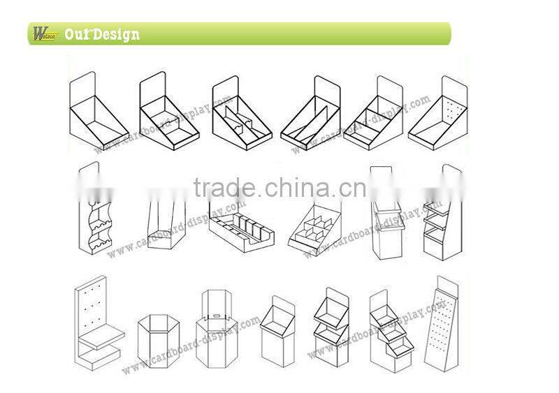 China cardboard display case stand for electronic products