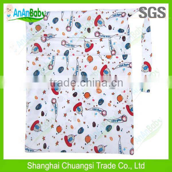 2014 Hot New Baby Product Custom Wet Bags / Reusable Cloth Wet Bags